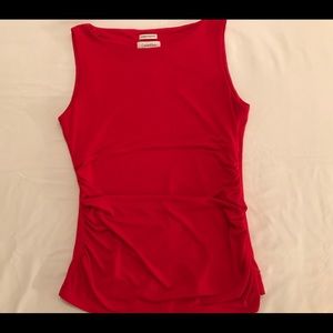 Calvin Klein sleeveless blouse - red